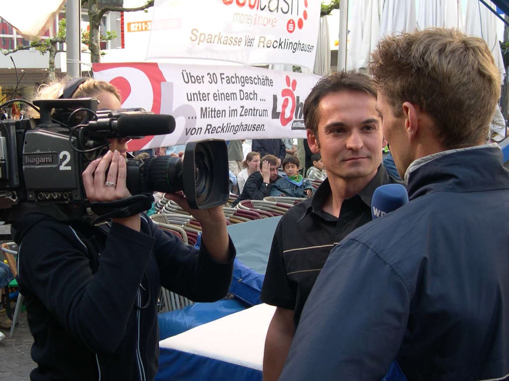 Pressefoto vom Marktplatzspringen 2004