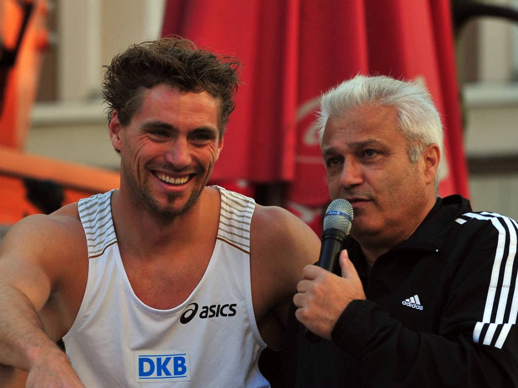 Björn Otto mit Organisator Hans Timmermann, 2009
