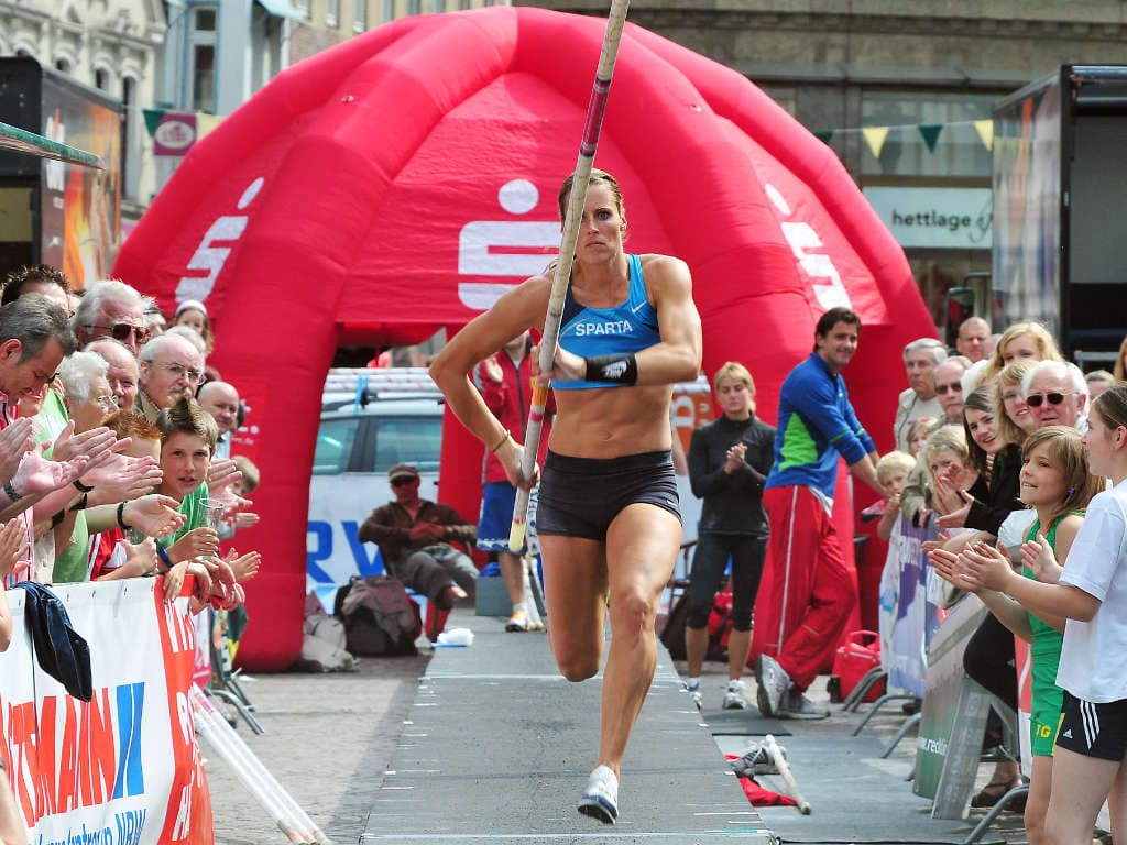 Malin Dahlström beim Marktplatzspringen 2009